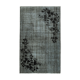 Handmade contemporary oriental 1980s 162 cm x 262 cm black carpet