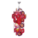 1970s disk chandelier by Aro Leuchten Germany
