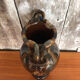 baluster vase jérôme massier de vallauris glazed terracotta
