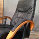Danish design swivel and reclining relaxed chair by Jorgen Kastholm for Unico