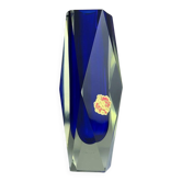 Vase Murano Sommerso bleu, Italie, années 1970