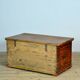 Folk art bridal chest, 1885