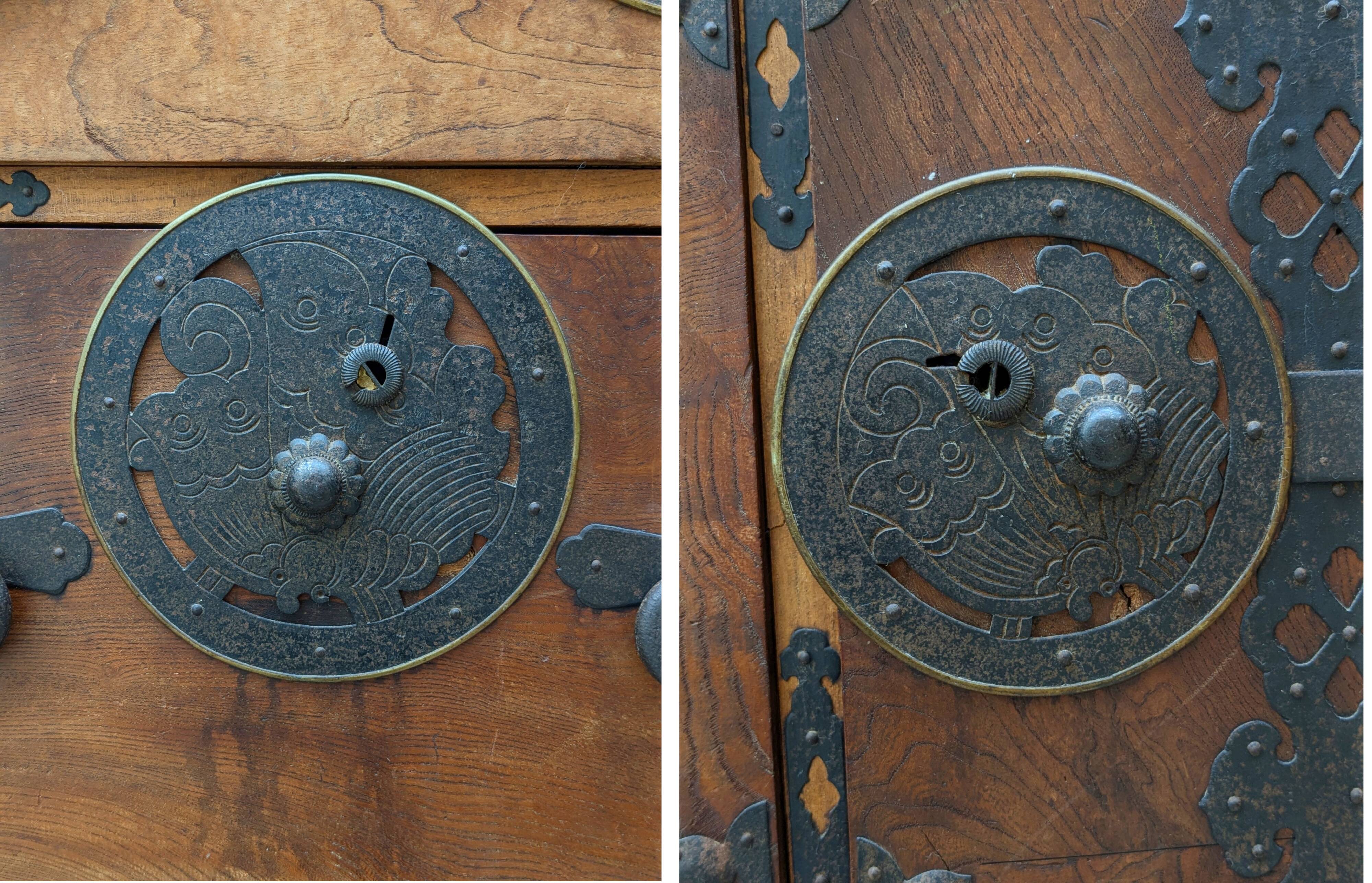 Commode japonaise - tansu - XIXe siècle - ére Meiji