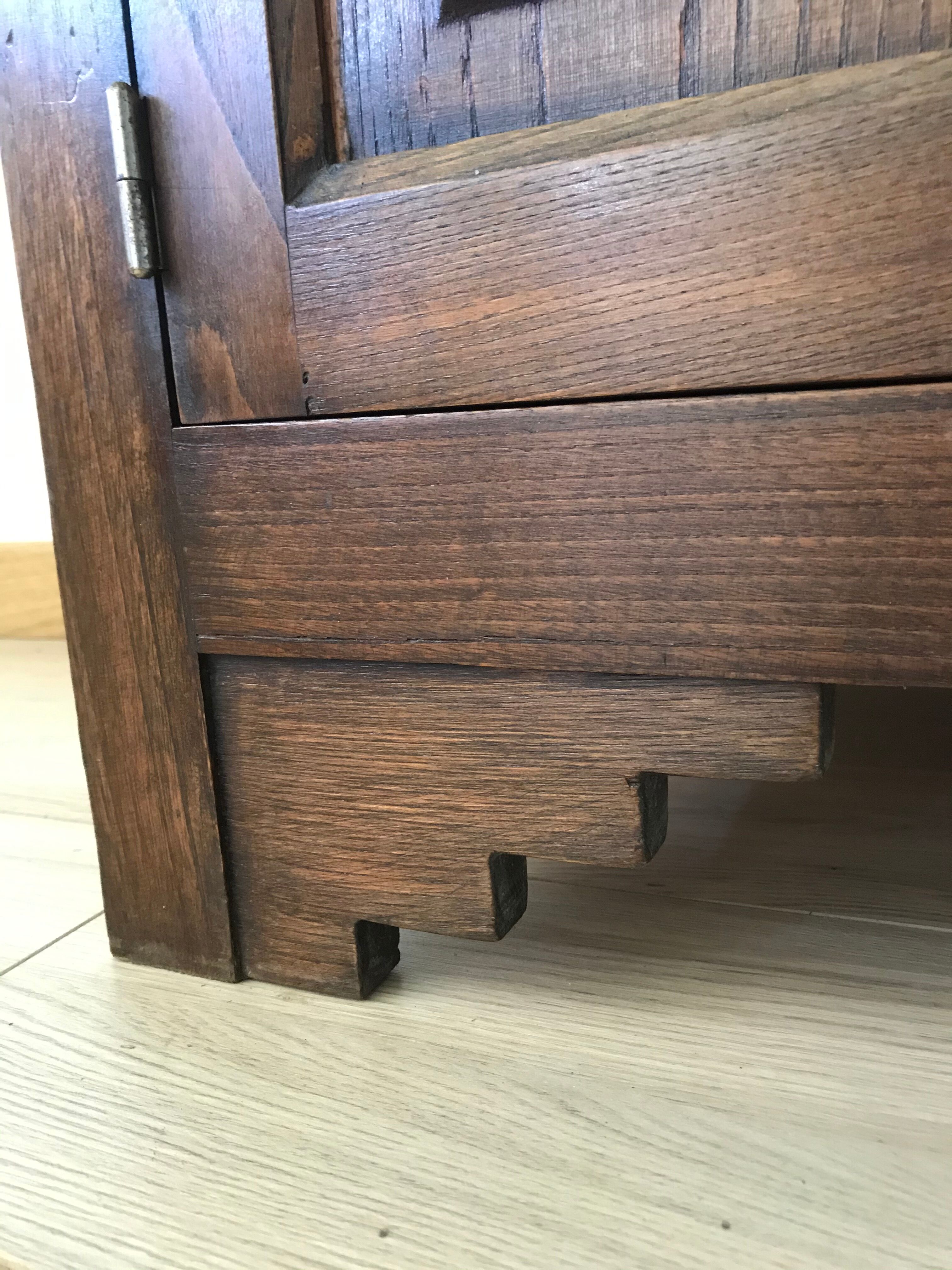 Asymmetrical wardrobe old Art Deco style