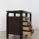 Giuseppe Pagano Pogatschnig Italian Dark Wood Desk for Gino Maggioni, 1940s