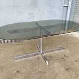 Design chrome oval table