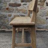 Pair of wooden benches, 40s