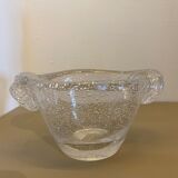 Coupe en verre bulle Daum
