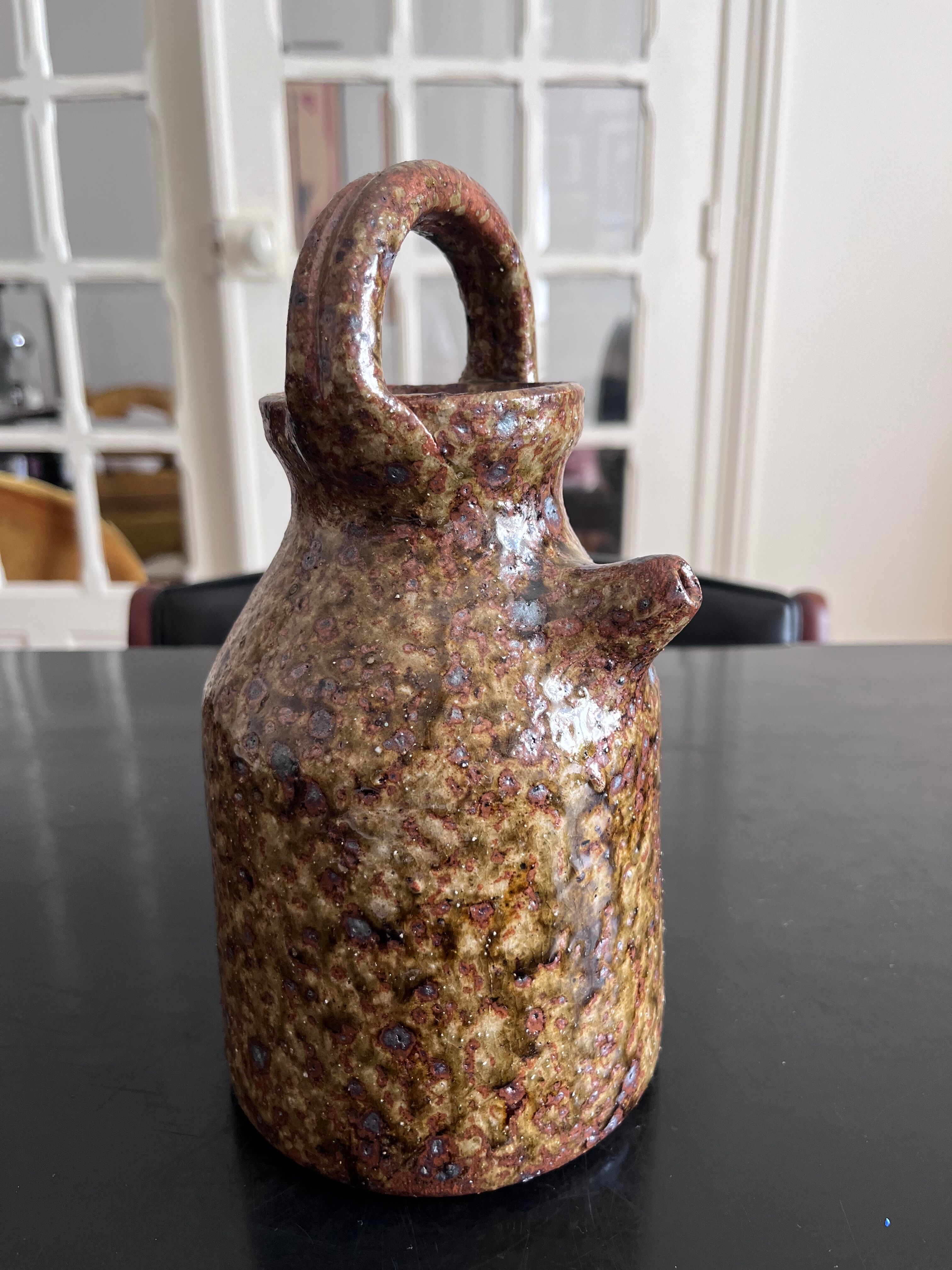 Pitcher in sandstone pottery baudat