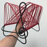 Scoubidou vinyl record holders