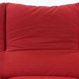 Maralunga 3-seater Sofa red by Vico Magistretti for Cassina, Italy