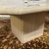 Vintage travertine coffee table in the 70s