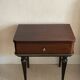 Set of 2 vintage bedside tables in varnished rosewood