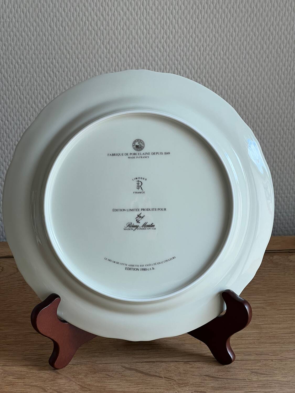Raynaud plate for Rémy Martin