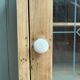 Vintage glass-fronted jam cupboard (renovated)