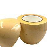 Tommaso Barbi, rare grande boîte en parchemin en forme d'œuf, TB Italie, vers 1970