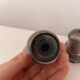 Metal salt and pepper shaker