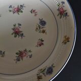 Plat de service rond creux porcelaine Limoges Michelaud Lucien 1908