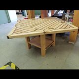 Wind rose coffee table that opens