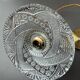 Vintage glass pendant light