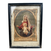 Image religieuse encadrée – "Per Mariam ad Jesum" – Paris, vers 1900