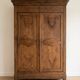 Antique solid walnut wardrobe