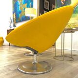 Paire de fauteuils lounge rétro Parabola