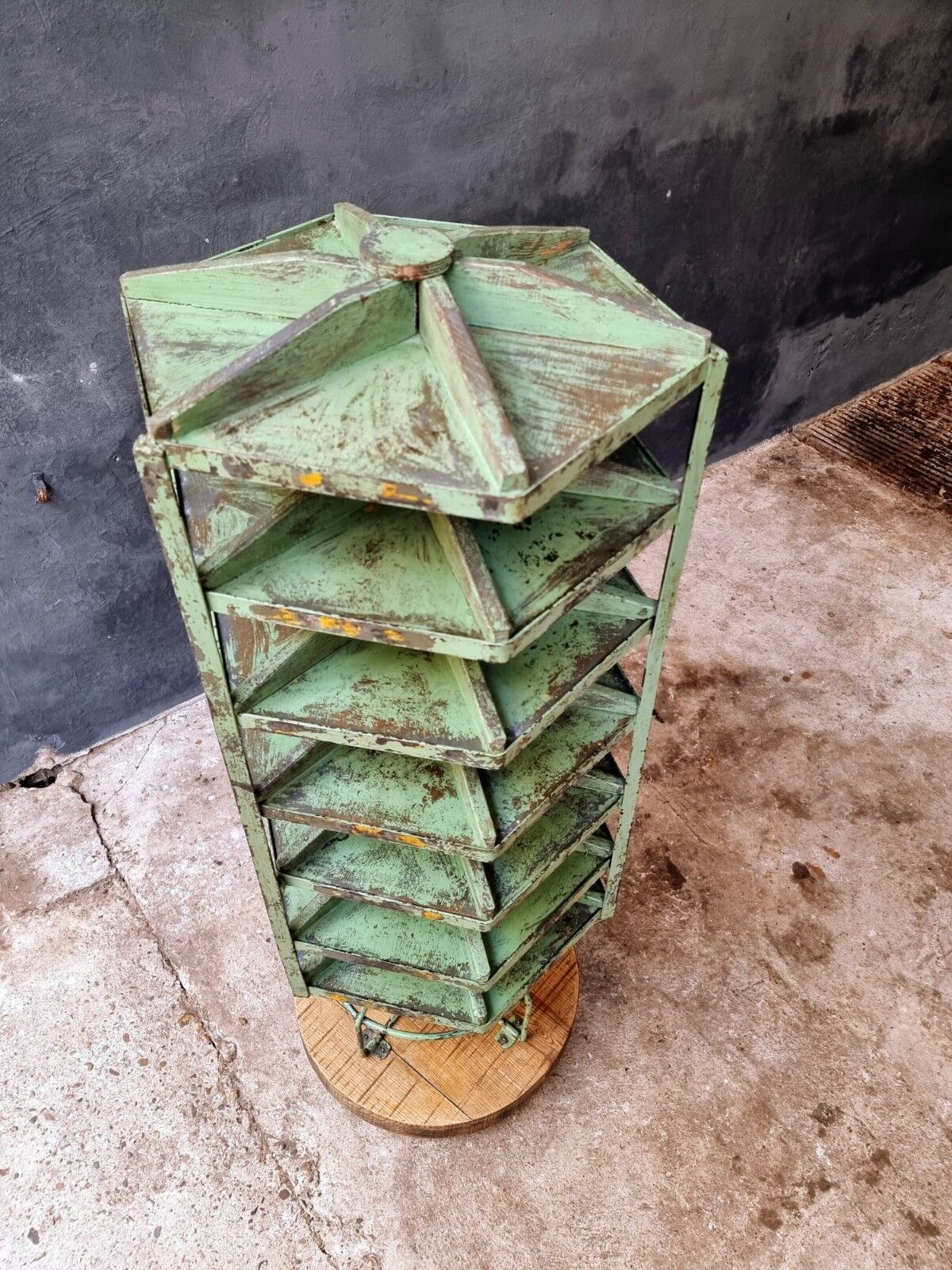 Support de stockage d'armoire de carrousel industriel du garage