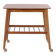 Side table with shelf on wheels - teak - Danish design - 1960s