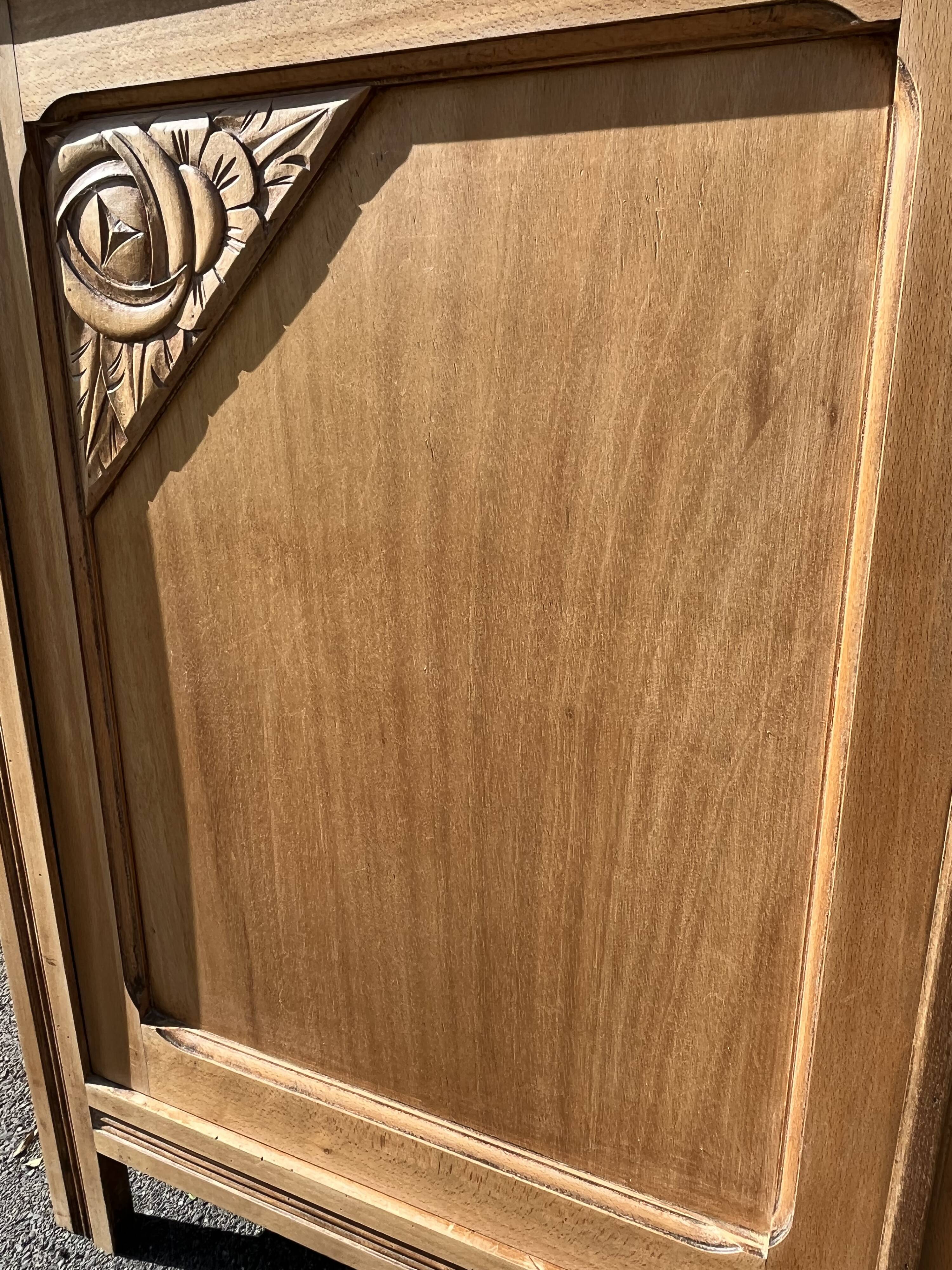 Art deco sideboard shell handles