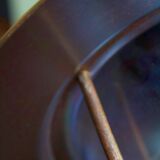 Glass and metal hanging lamp - Massive