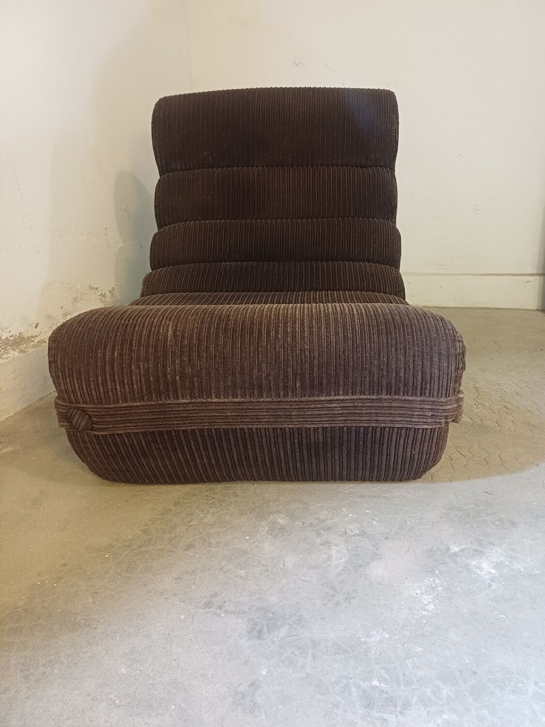 Corduroy armchair