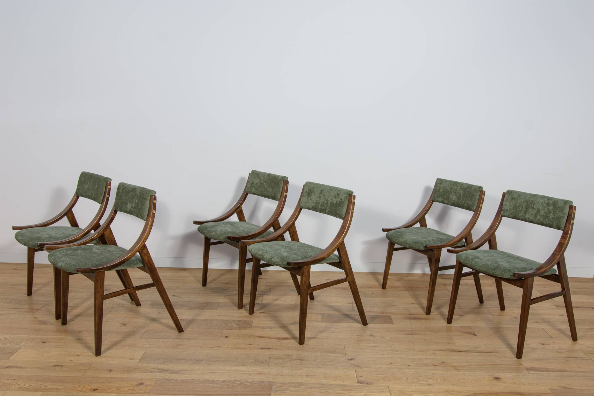 Ski Jumper Chairs by Juliusz Kędziorek for Zamojska Furniture Factory.
