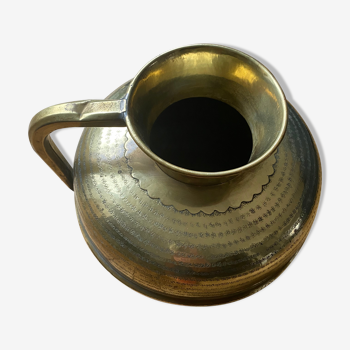 Large Villedieu brass jug