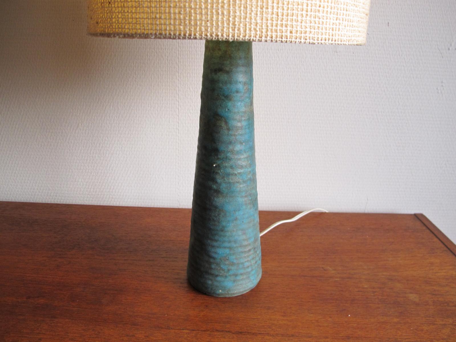 Lampe de bureau vintage en céramique Pays-Bas 1960s