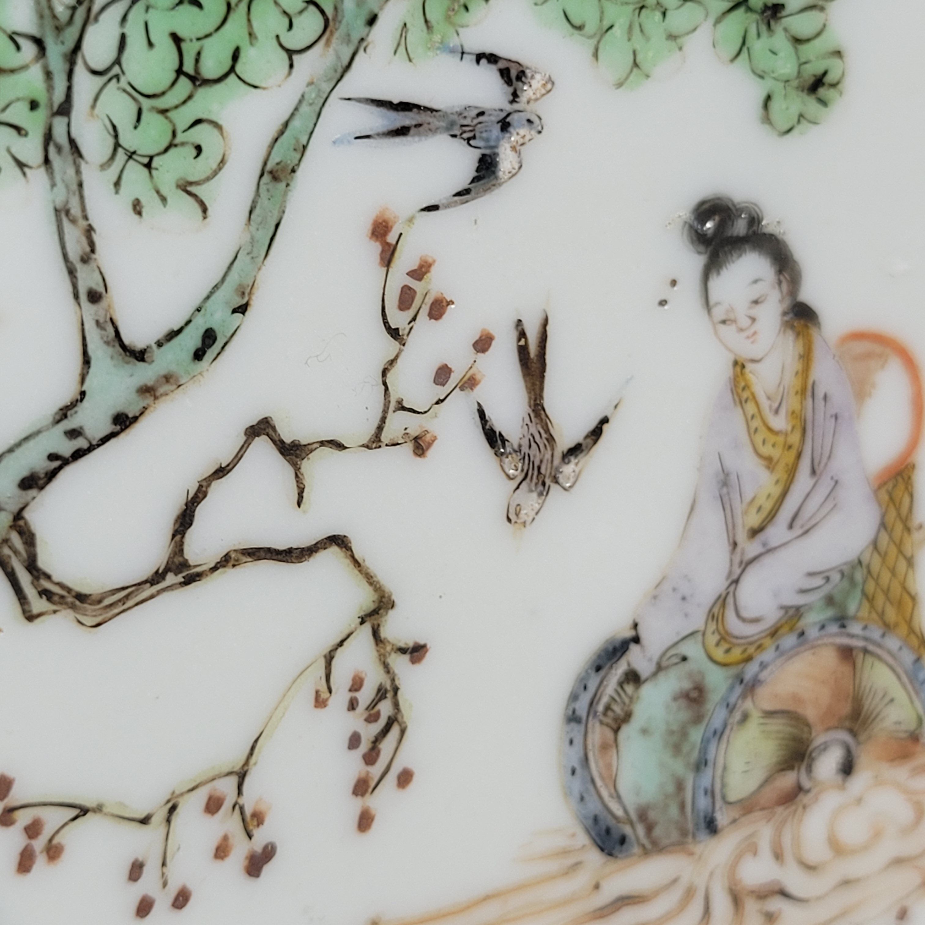 Chinese plate Canton porcelain
