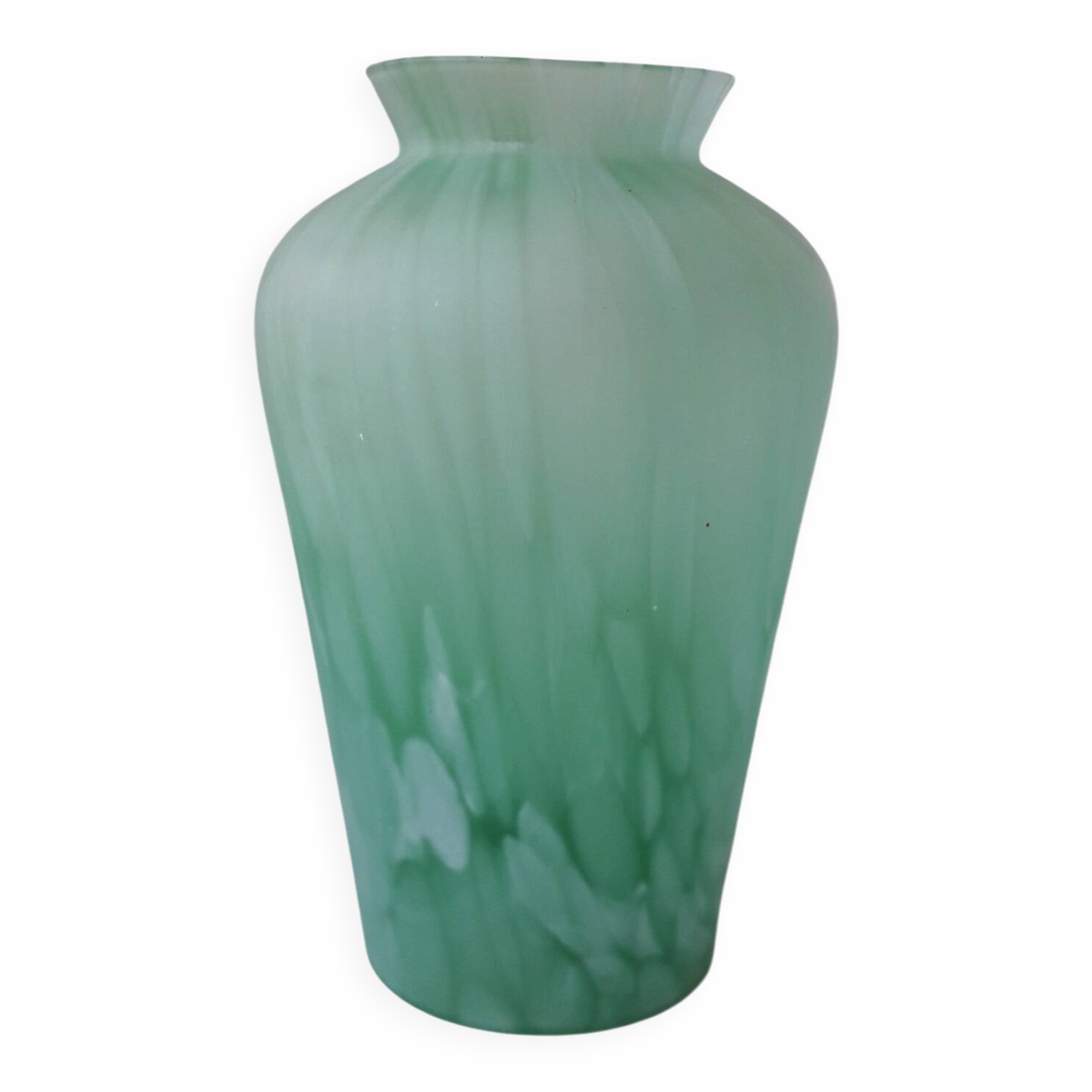 Clichy style glass vase