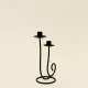 Bougeoir double volute