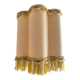 Vintage suspension lampshade with fringes