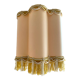Vintage suspension lampshade with fringes
