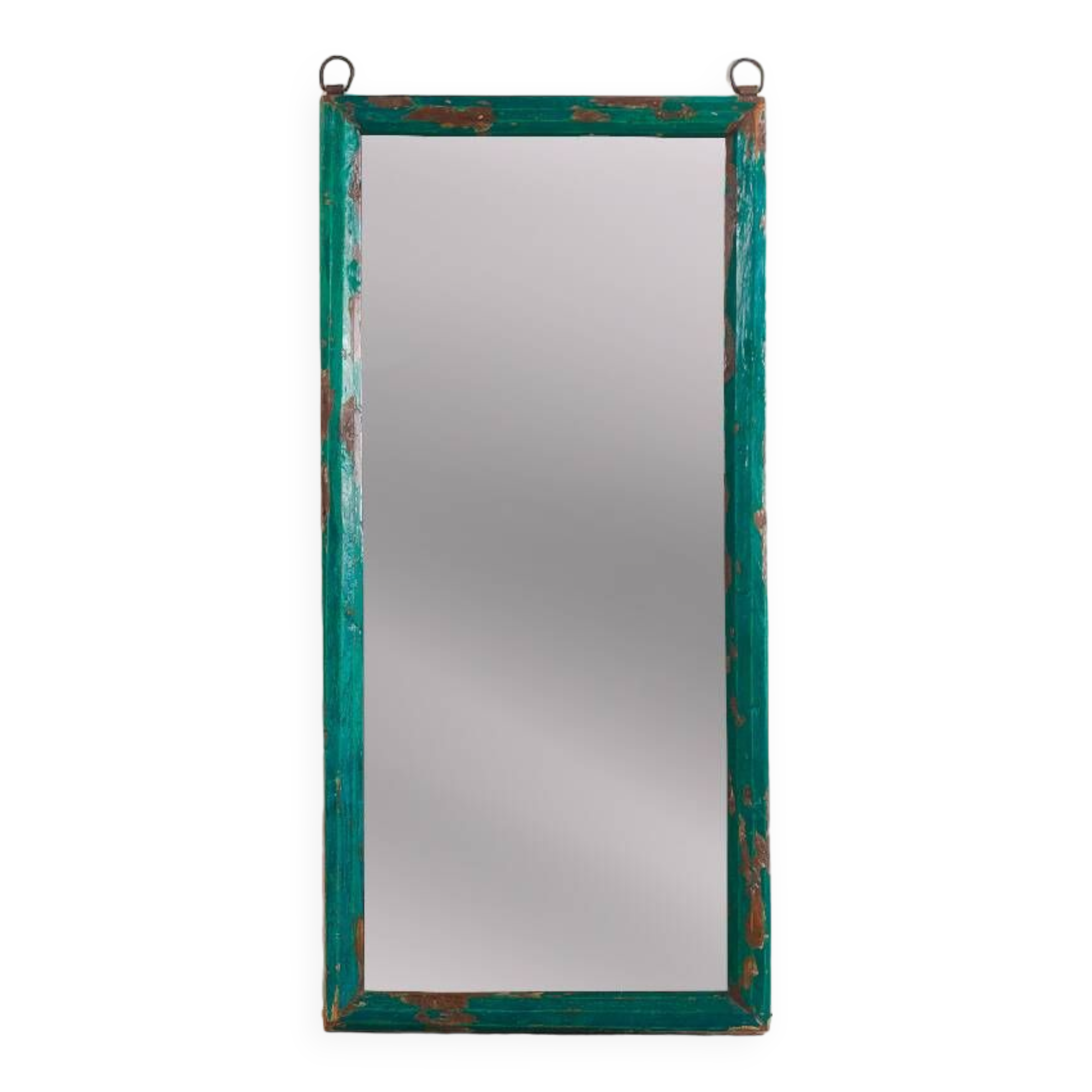 Large vintage wooden mirror