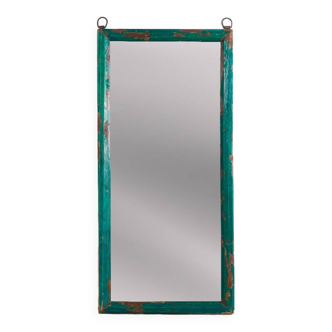 Grand miroir en bois vintage