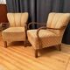 Pair of Art Deco Armchairs, 1940s