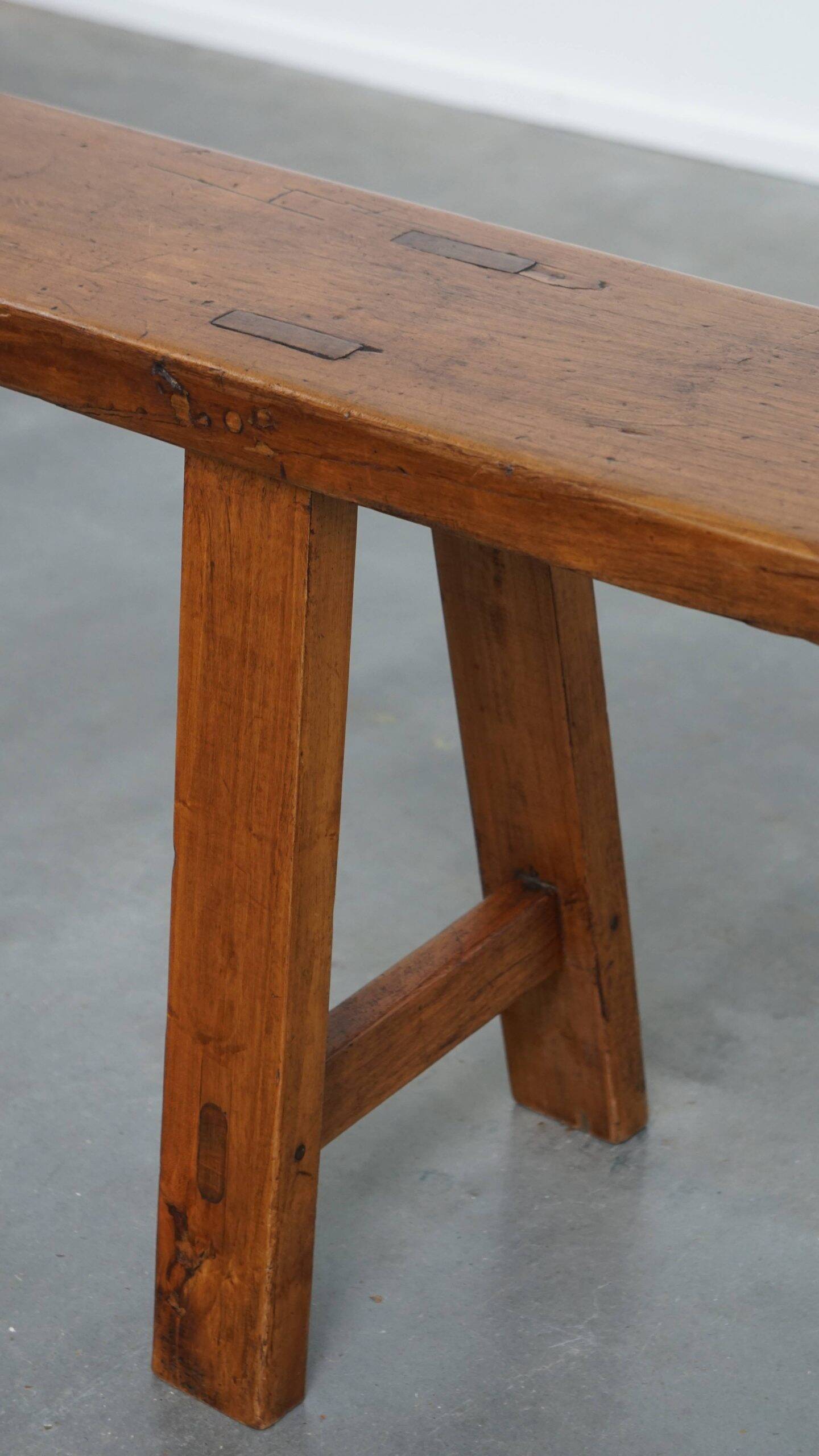Banc antique en bois, France