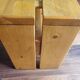 1 solid pine stool by Charlotte Perriand, Les Arcs, France.