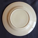 Serving from serving dessert in earthenware
