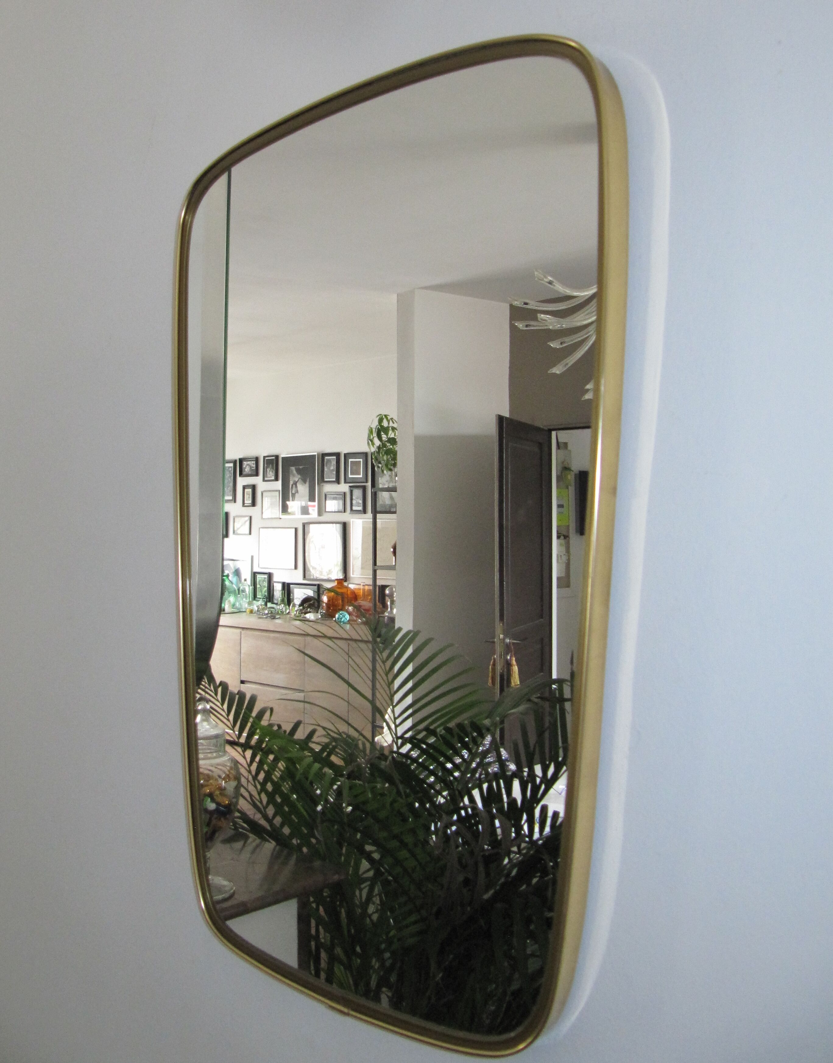 Vintage mirror vintage 60's 70's 36x57cm