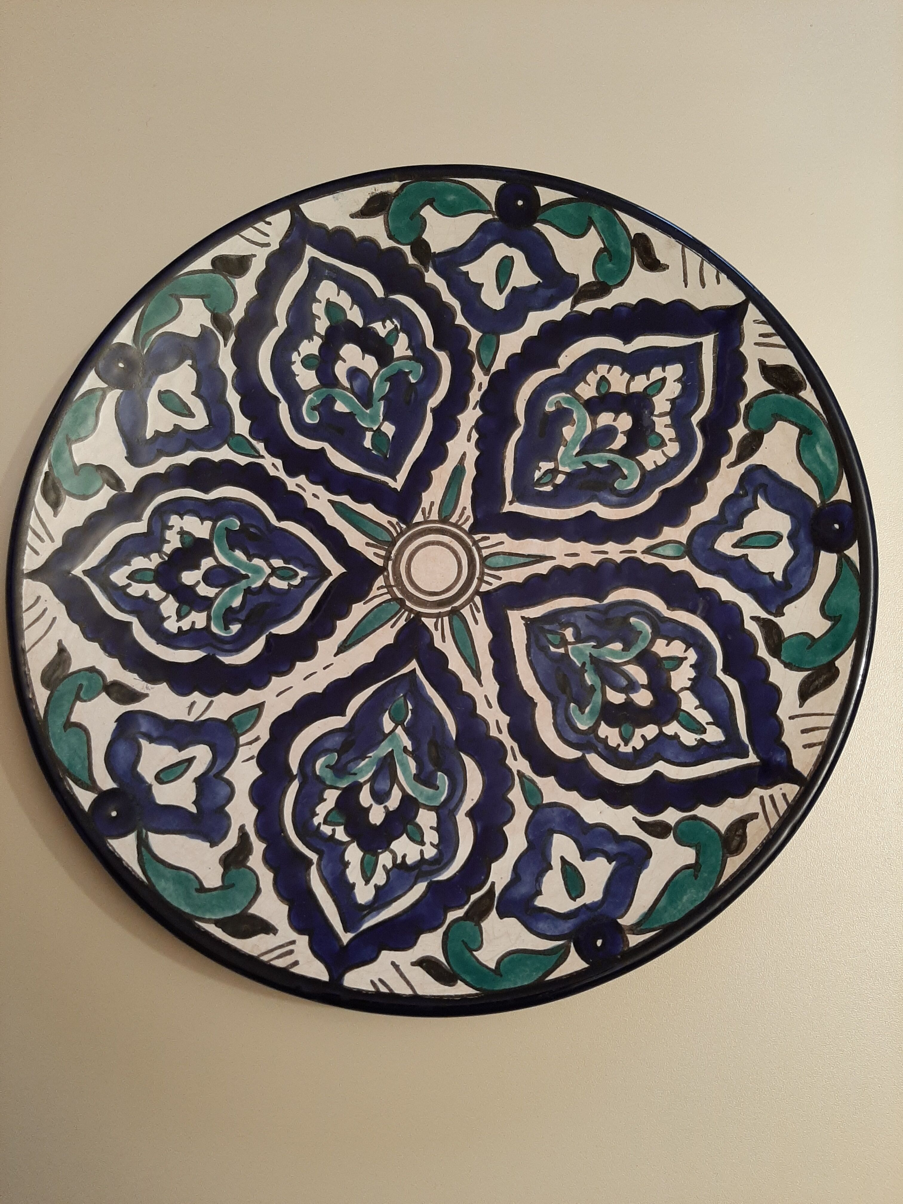 Decorative plate Mediterranean decoration