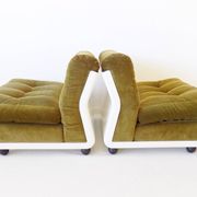 Ensemble de 2 chauffeuses de Mario Bellini 70s