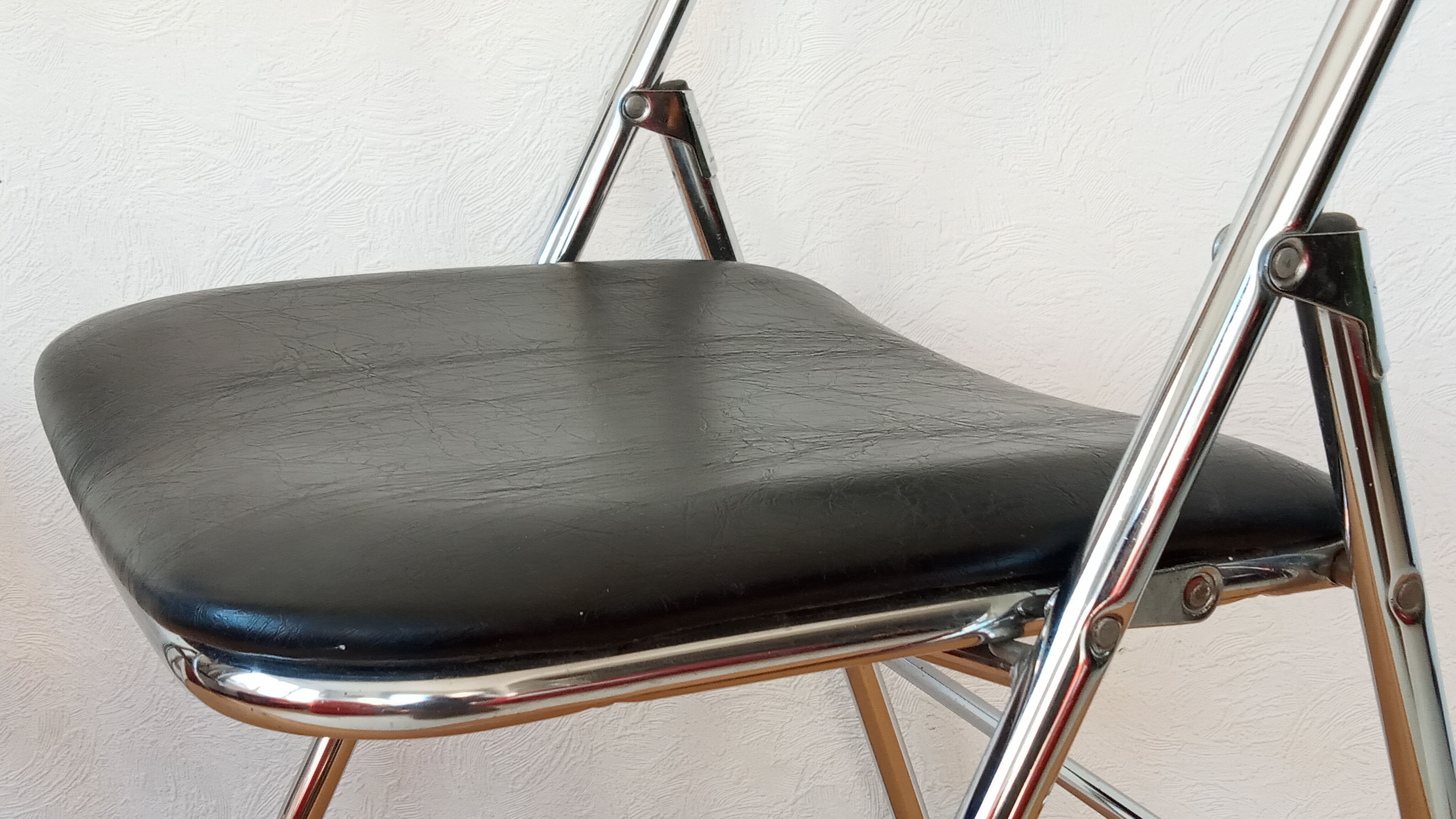 Pair of vintage folding chairs